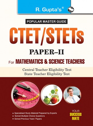 RGupta Ramesh CTET/STETs: Paper-II (Math & Science) Exam Guide: For Classes VI to VIII (Elementary Stage) English Medium